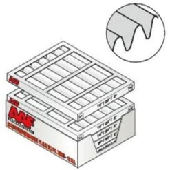 GENERIC 16x24x2" Pleated Air Filter Merv 7 Box Of 12 -Climate Care Supplies 127013 4C Lg 1