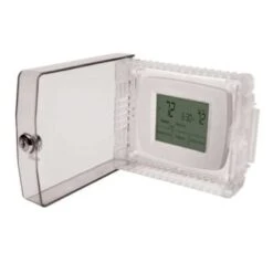 GENERIC Clear 4-Way Mount Plastic Thermostat Guard -Climate Care Supplies 212775 w DetailedProductView3 Lg