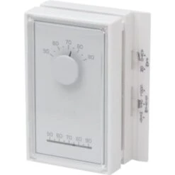 White-Rodgers® 24 Volt Snap Action Heat/cool Thermostat, 3-1/4w X 4-1/2"h