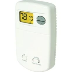 White-Rodgers® 24 Volt Or Millilvolt Digital Heat/cool Thermostat, Vertical, Ptac Compatible