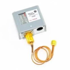 Johnson Controls Pressure Switch, Spst, Open Low, 36" Capillary, 100-400 Psi
