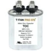 Packard Titan Pro Run Capacitor 4 Mfd 370 Volt Oval, Box Of 10
