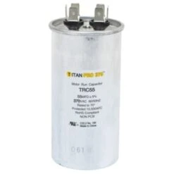 Packard Titan Pro Run Capacitor 55 Mfd 370 Volt Round, Box Of 5