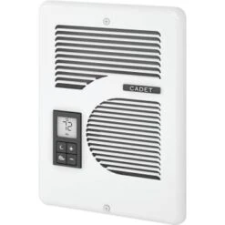 Cadet Multi-Volt Fan-Forced In-Wall Electric Heater, White