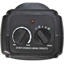 Comfort Zone Energy Save 1500-Watt Ceramic Space Htr W/ Thermostat & Fan -Climate Care Supplies 281438 DetailedProductView3 Lg