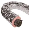 Master Flw 16 " X 25 ' Insulated Flxible Duct R8 Silver Jacket