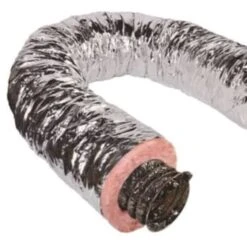 Master Flw 16 " X 25 ' Insulated Flxible Duct R8 Silver Jacket