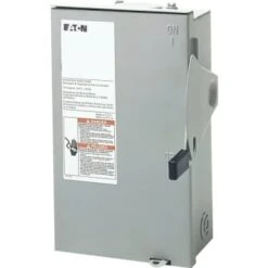 Eaton 30 Amp, 3 Pole General Duty Fusible Outdoor Safety Switch