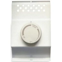 Cadet Single-Pole Electric Baseboard-Mount Thermostat In White